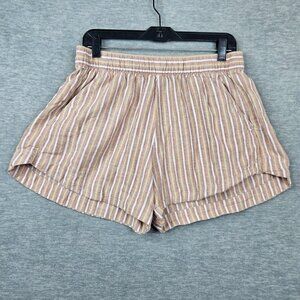 Patagonia Garden Island Shorts 3" Inseam Multicolor Stripes Women's Size 8